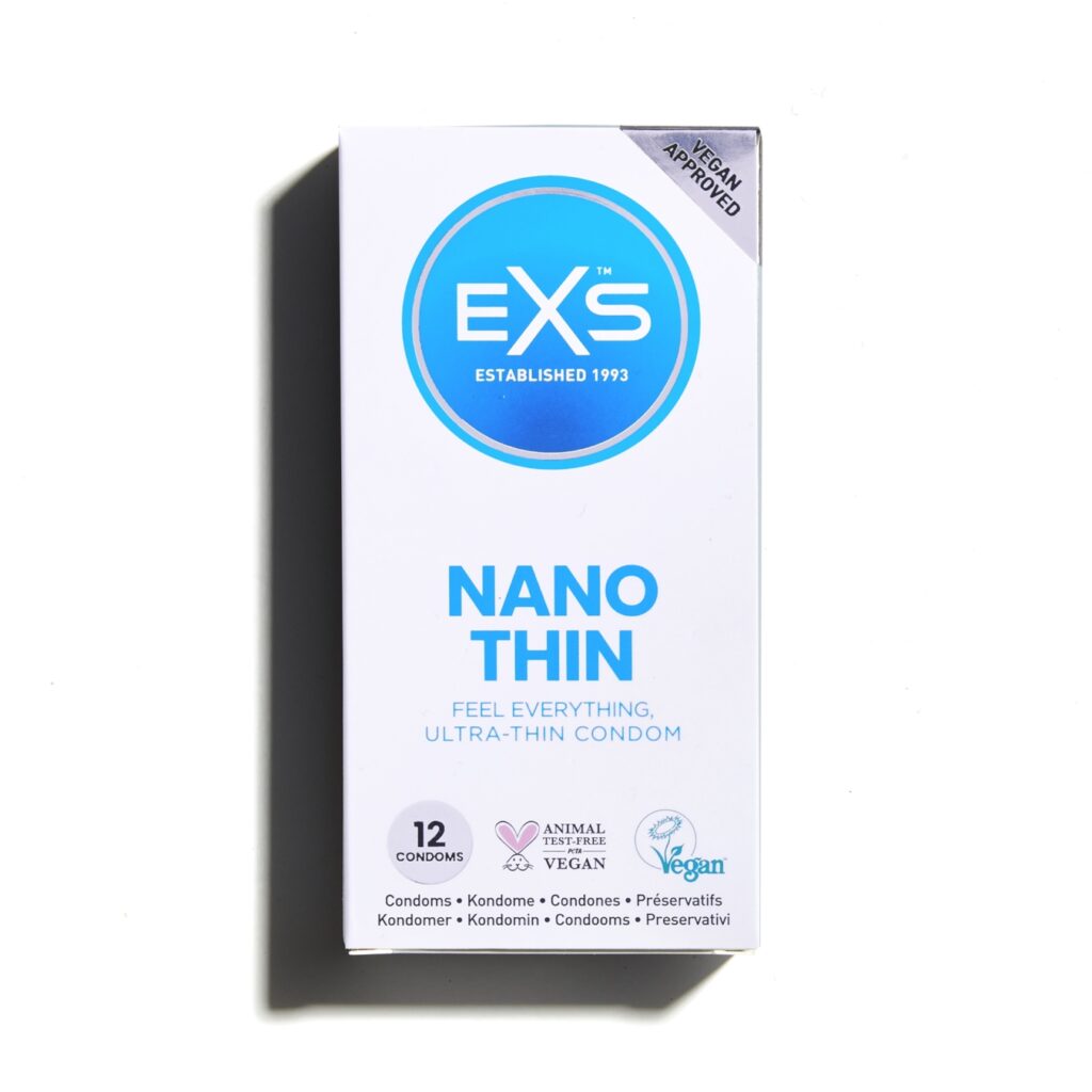 20LA2332 5027701006396 EXS Nano Thin 12 vntprezervatyvai